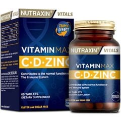 Nutraxin Vitamin Max C D Çinko 60 Tablet