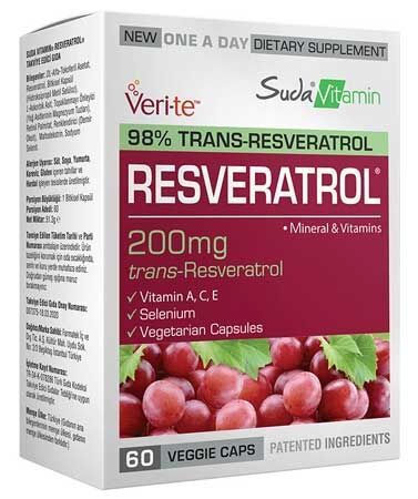 Suda Vitamin Resveratrol 60 Kapsül