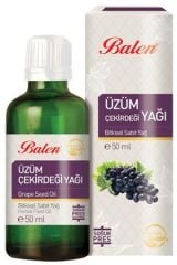 Balen Üzüm Çekirdeği Yağı (Soğuk Pres) 50 ML