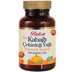 Balen Bal Kabağı Çekirdeği Yağı 100 Yumuşak Kapsül