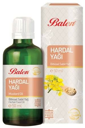 Balen Hardal Yağı (Soğuk Pres) 50 ML