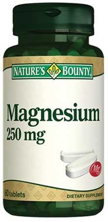 Nature's Bounty Magnesium 250 mg 60 Tablet