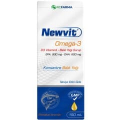 Newvit Omega 3 D3 Vitaminli Şurup 150 ml
