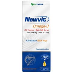 Newvit Omega 3 D3 Vitaminli Şurup 150 ml