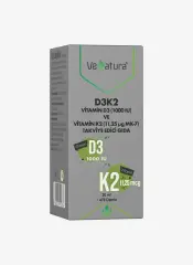 VeNatura Vitamin D3 Ve Menaquinon 7 (11,25 mcg) Takviye Edici Gıda 20 ml