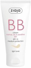 ZIAJA BB Krem Normal Kuru Hassas Ciltler Açık Ton Spf15 50ml