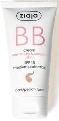 ZIAJA BB Krem Normal Kuru Hassas Ciltler Koyu Şeftali Ton SPF15 50ml