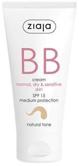 ZIAJA BB Krem Normal Kuru Hassas Ciltler Doğal Ton Spf15 50 ml