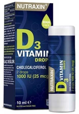 Nutraxin D3 Vitamini Damla 10 ml