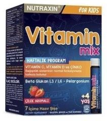Nutraxin Vitamin Mix For Kids Sıvı 7x25 ml