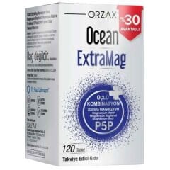Ocean Extramag 120 Tablet Üçlü Magnezyum Kombinasyonu