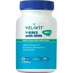 Velavit V-D3k2 With Msm 60 Tablet