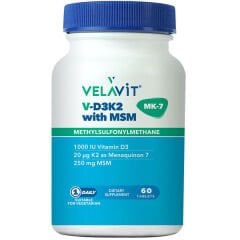 Velavit V-D3k2 With Msm 60 Tablet