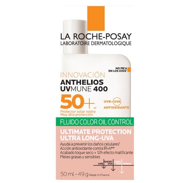 La Roche-Posay Anthelios Oil Control Fluid SPF50+ Renkli Yüz Güneş Kremi 50 ml