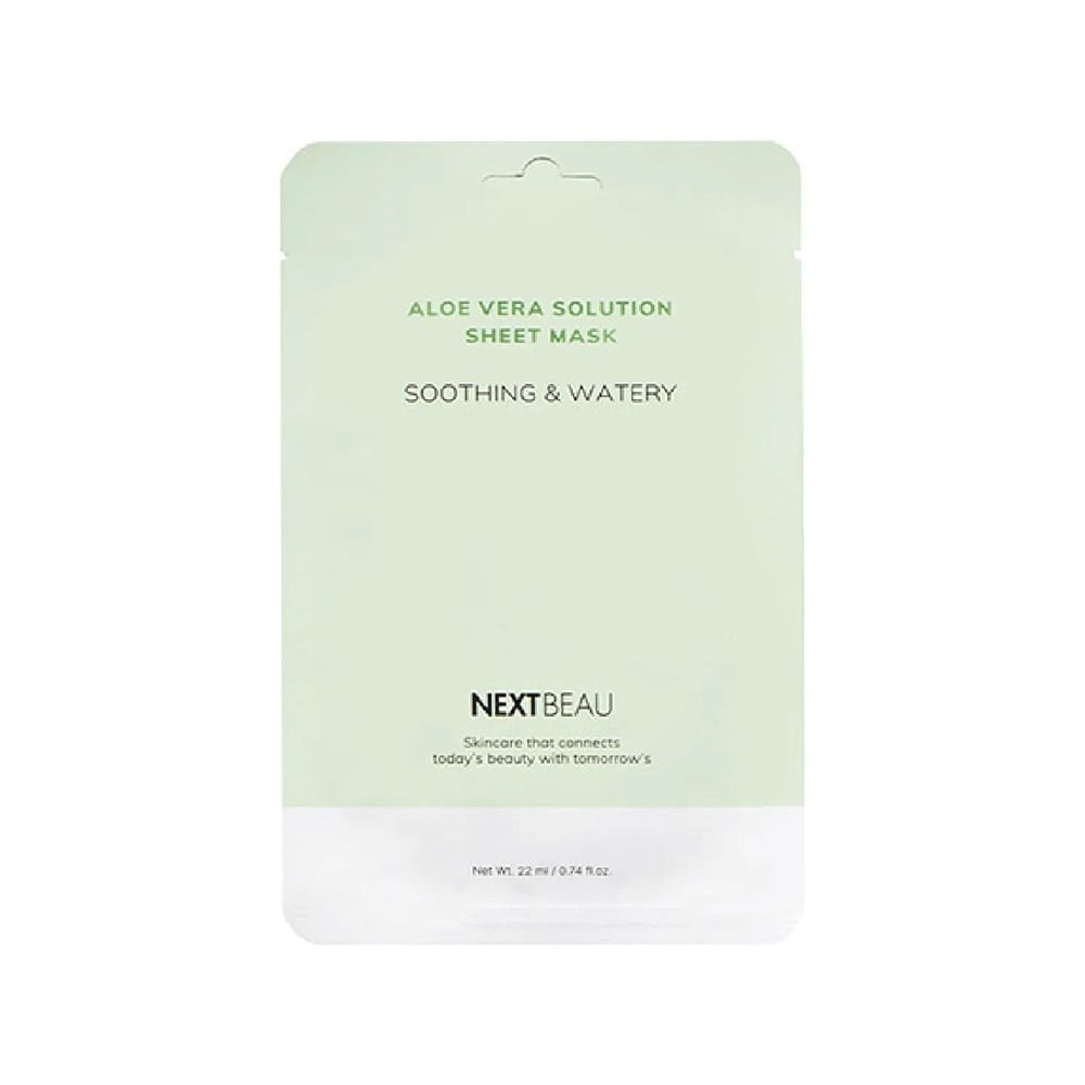 NEXTBEAU Aloe Solution Soothing & Watery Sheet Mask