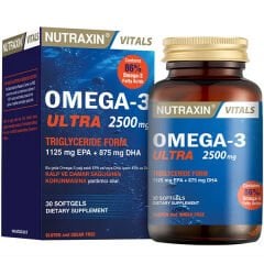 Nutraxin Omega 3 Ultra 2500 mg 30 Yumuşak Kapsül
