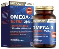 Nutraxin Omega 3 Ultra 2500 mg 30 Yumuşak Kapsül