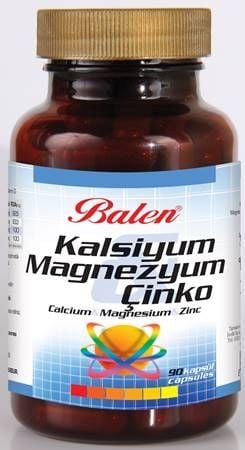 Balen Kalsiyum Magnezyum Çinko 90 Kapsül