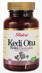 Balen KediOtu Kökü Ekstraktı Kapsül 375 mg x 80
