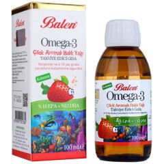 Balen Omega 3 Çilek Aromalı Balık Yağı 150 ml