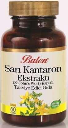 Balen Sarı Kantaron Ekstraktı (St. John’s Wort) 60 Kapsül