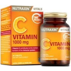 Nutraxin Vitamin C 1000 mg Takviye Edici Gıda 30 Tablet