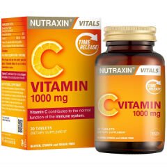Nutraxin Vitamin C 1000 mg Takviye Edici Gıda 30 Tablet