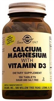 Solgar Calcium Magnesium with Vitamin D3 150 Tablet