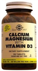 Solgar Calcium Magnesium with Vitamin D3 150 Tablet