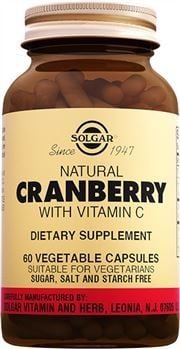 Solgar Cranberry with Vitamin C 60 Kapsül