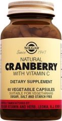Solgar Cranberry with Vitamin C 60 Kapsül