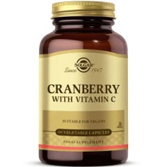 Solgar Cranberry with Vitamin C 60 Kapsül